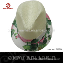 wide brim straw fedora hat